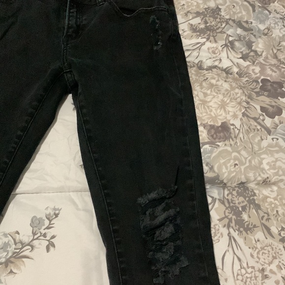 The koopies distressed black jeans size 28 - Picture 3 of 5